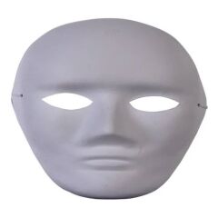 Boyanabilir Karton Maske 2 li Paket