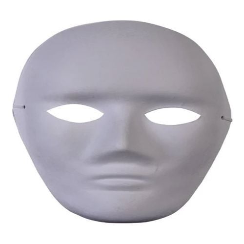 Boyanabilir Karton Maske 2 li Paket