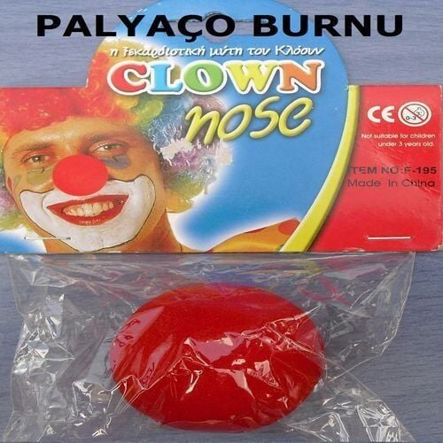 Palyaço Burnu Kırmızı Sünger 2li Paket