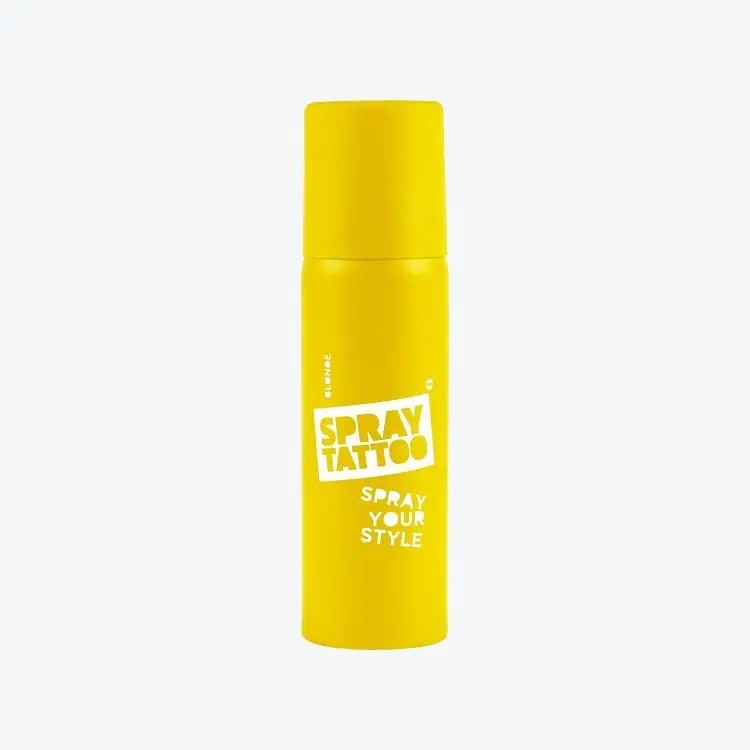 Doğal Dövme Spreyi Sarı 50 ml