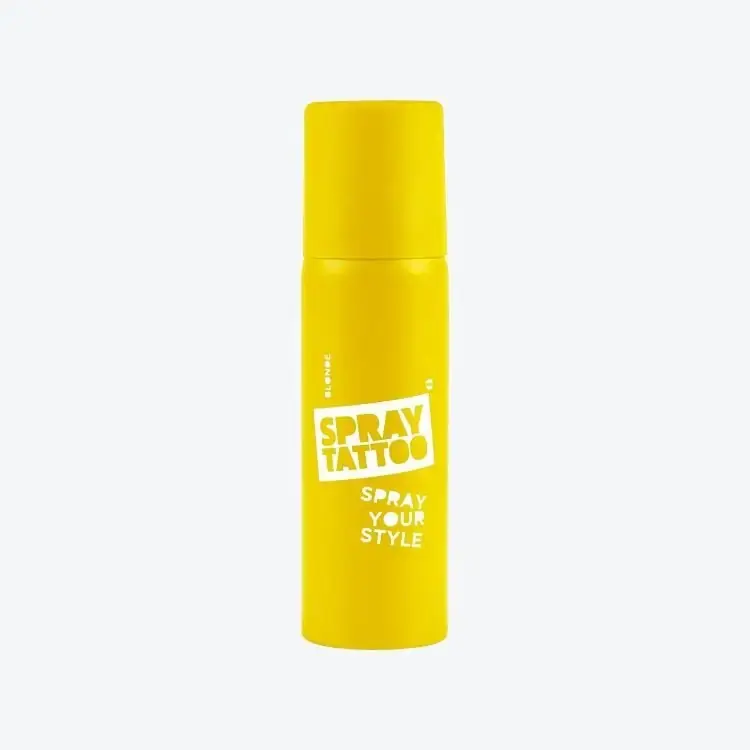 Doğal Dövme Spreyi Sarı 50 ml