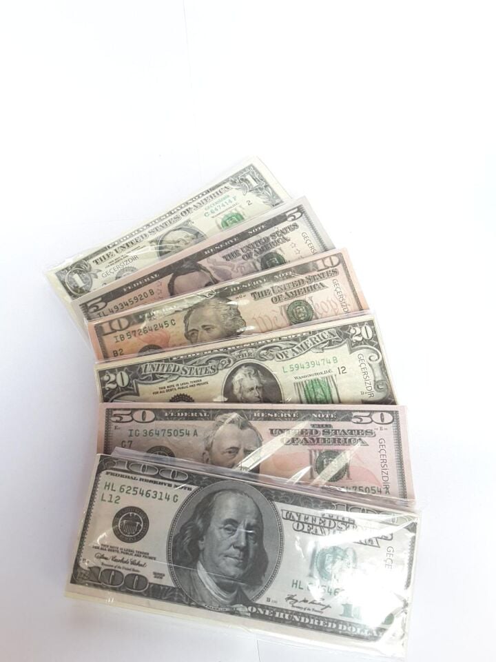 Geçersiz Düğün ve Şaka Parası - TL / Dolar / Euro Oyuncak Eğitim Parası Deste