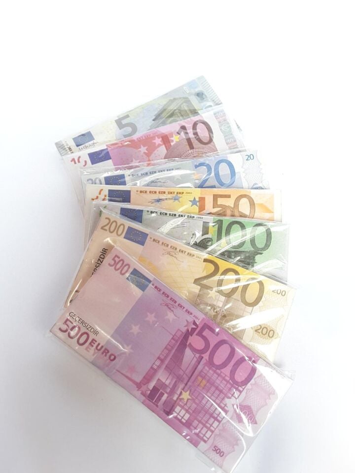 Geçersiz Düğün ve Şaka Parası - TL / Dolar / Euro Oyuncak Eğitim Parası Deste