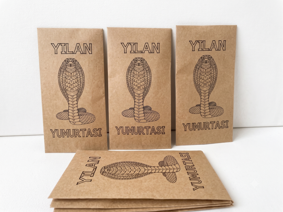 Çıngıraklı Yılan Yumurtası Şakası - Sesli Zarf Mekanizmalı Nostaljik Şaka Oyuncağı