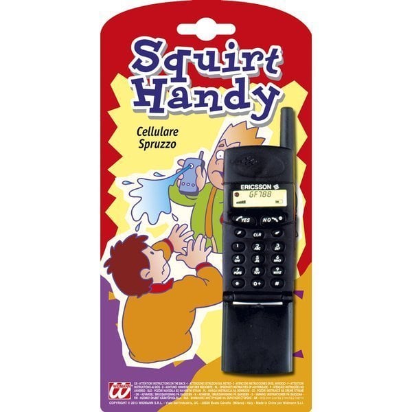 Su Fışkırtan Cep Telefonu Şakası - Nostaljik Kapaklı Telefon Su Fışkırtma Oyuncağı