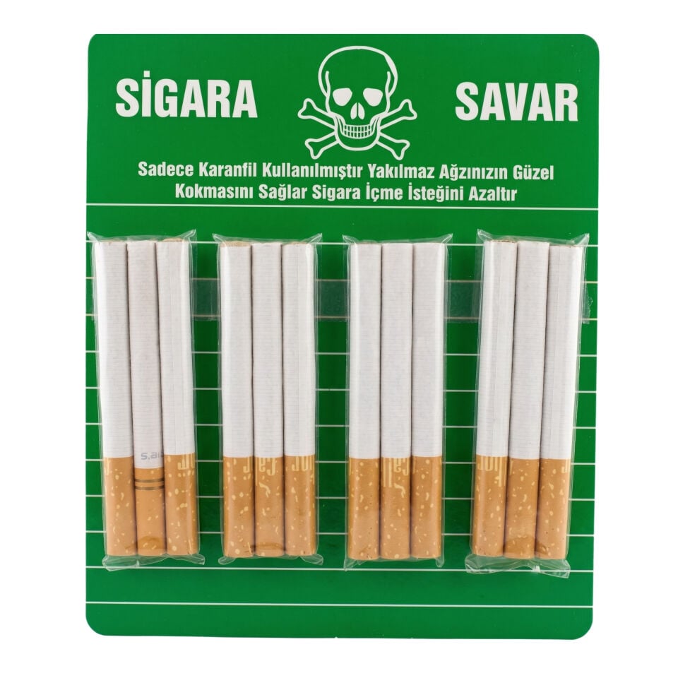 Karanfilli Şaka Sigarası - Ağız Kokusu Giderici Sigara Savar (3'lü Paket)