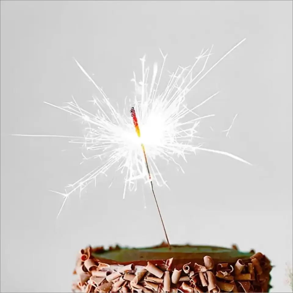Dumansız Tel Maytap 10 Adet - Kutlama ve Doğum Günü Tel Maytabı (Sparklers)