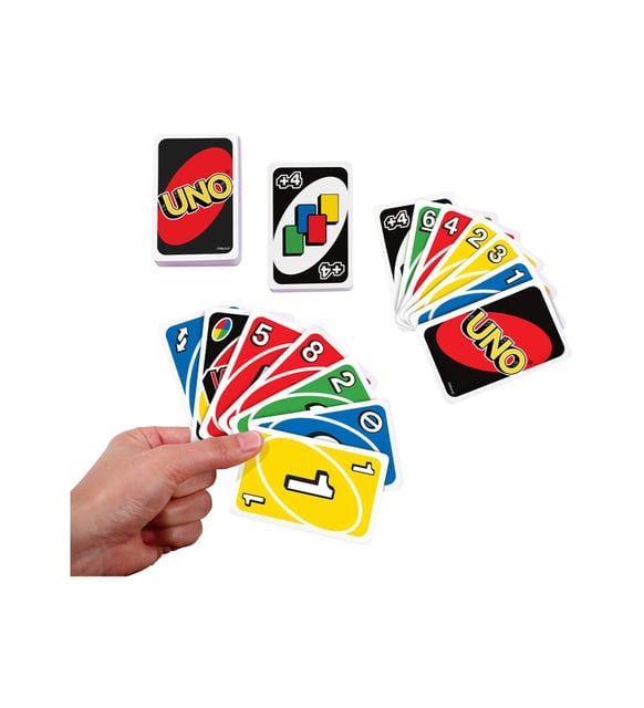 UNO Klasik Kart Oyunu Seti - Eğlenceli Aile ve Arkadaş Kutu Oyunu