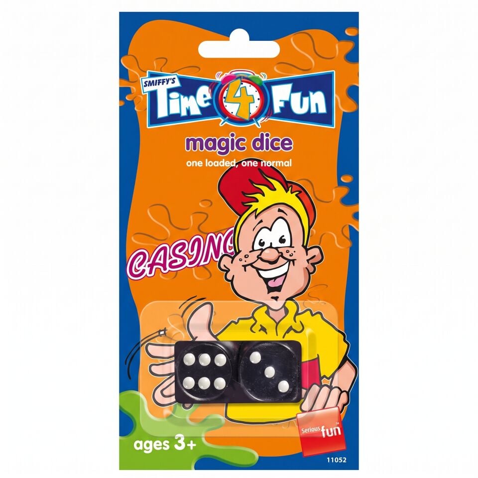 Hileli Zar Şaka ve Sihirbazlık Seti - Magic Dice Devamlı 6 Gelen Ağırlıklı Zar (2'li Paket)