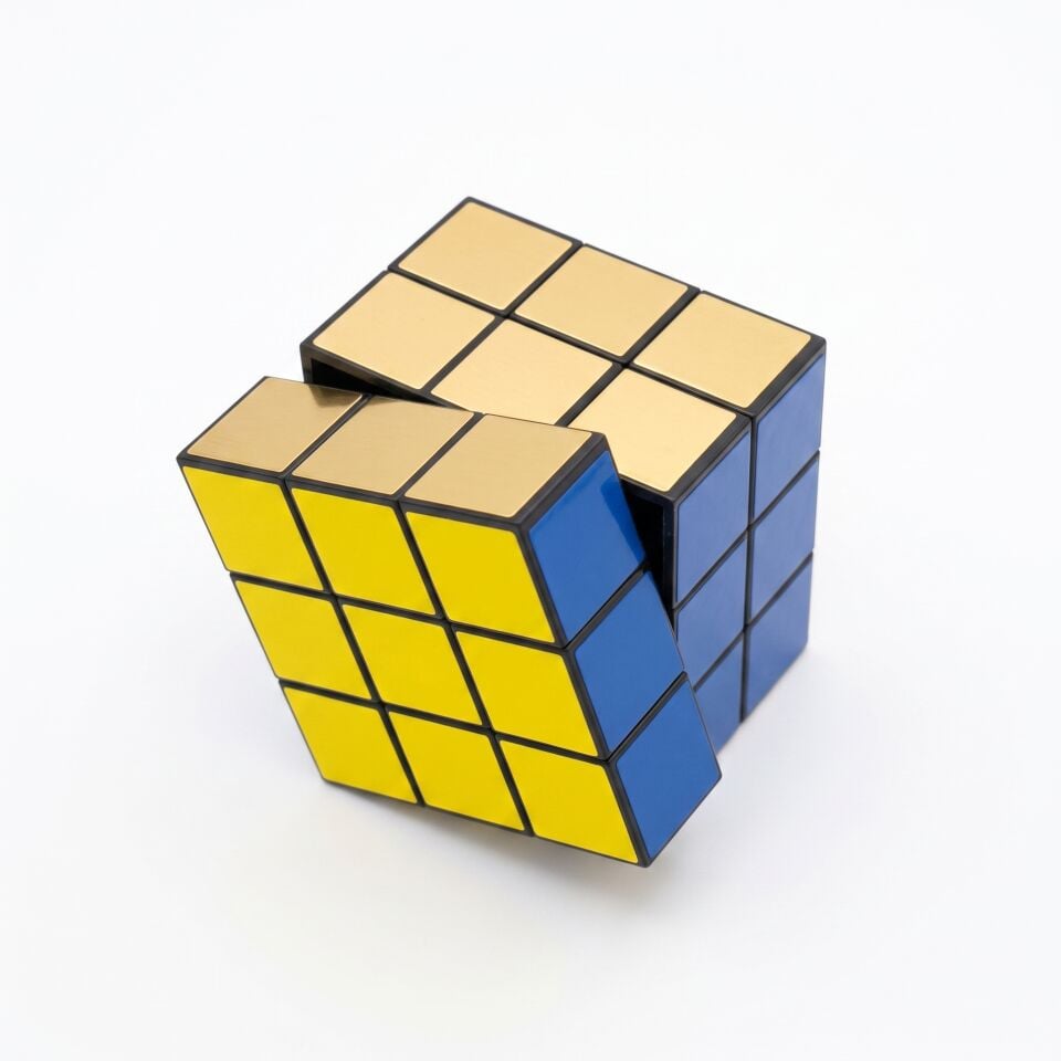 Elektrik Çarpan Rubik Küp - Çevrildiğinde Şok Veren Sabır Küpü Şaka Oyuncağı