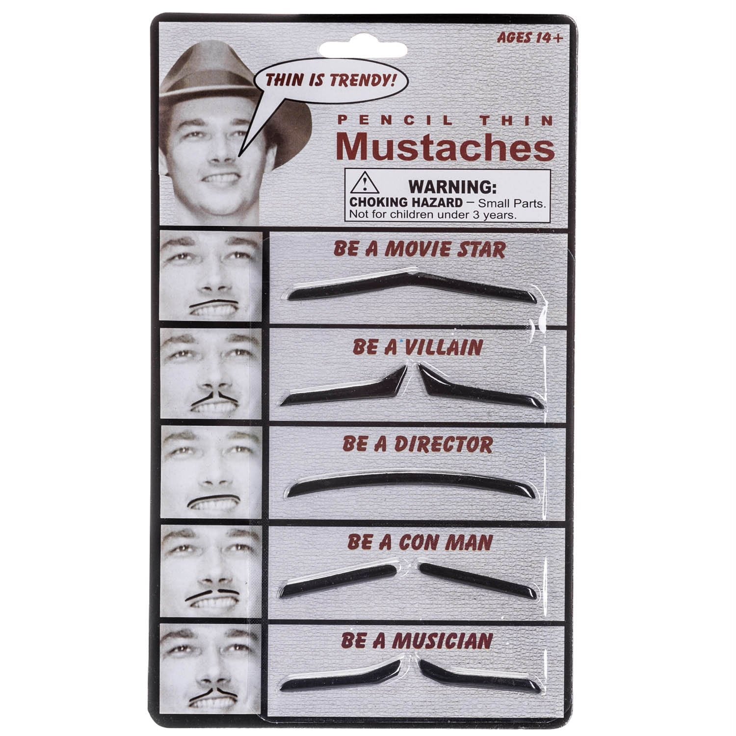 Toptan Nostaljik Takma Bıyık 5'li Set (10'lu Paket)